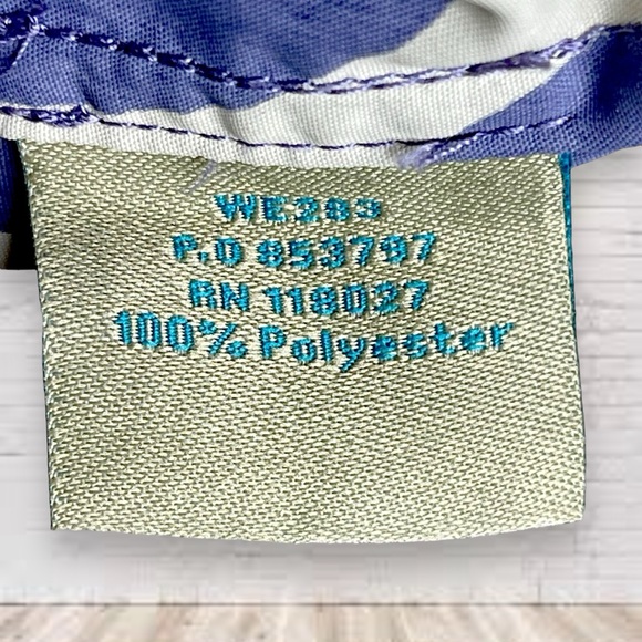 Boden Pullover Half Zip Windbreaker Jacket Purple Polka Dot Size 12 - Picture 13 of 13